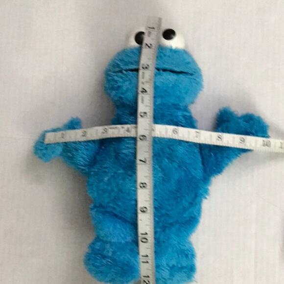 Hasbro.Talking Cookie Monster 2010 Sesame Street Stuffed Animals Plush Xmas - Picture 3 of 4